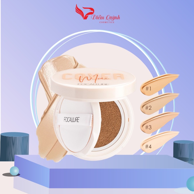 Phấn Nước BB Focallure, Cushion Dưỡng Ẩm Màu Mịn Cho Làn Da Đẹp Tự Nhiên - FA162
