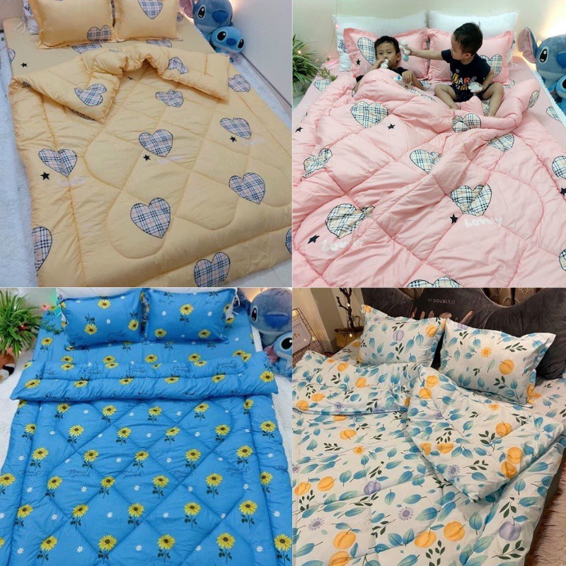 Chăn phao trần bông dày loại 1 bông hơi siêu nhẹ 1m8-2m cao cấp được chọn màu