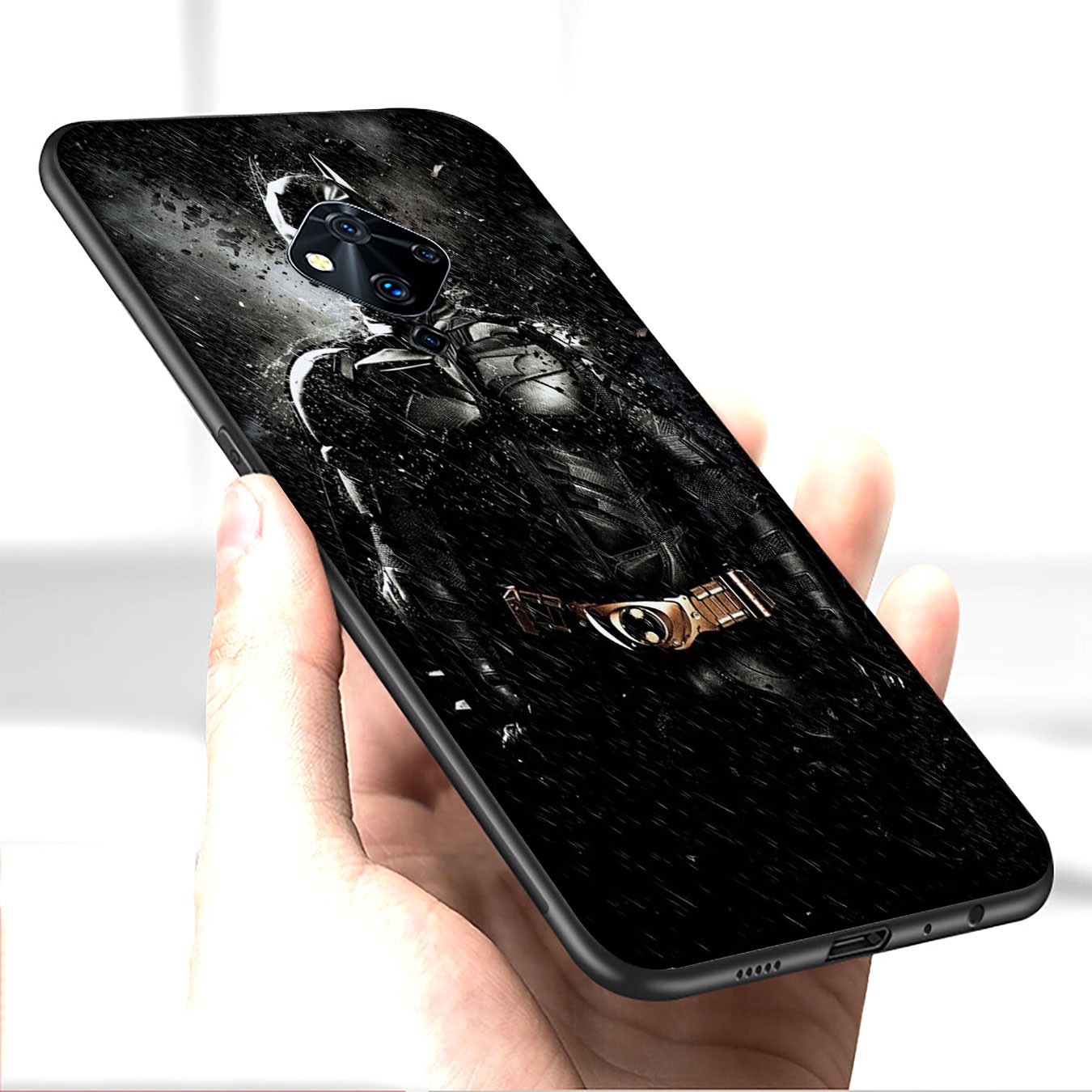 Ốp Lưng Silicone Mềm Hình Biểu Tượng Batman Cho Vivo V20 Se Pro V19 V15 V11 Y55 Y81 Y70 2020 Y55S Y81S Y53 Vivov20