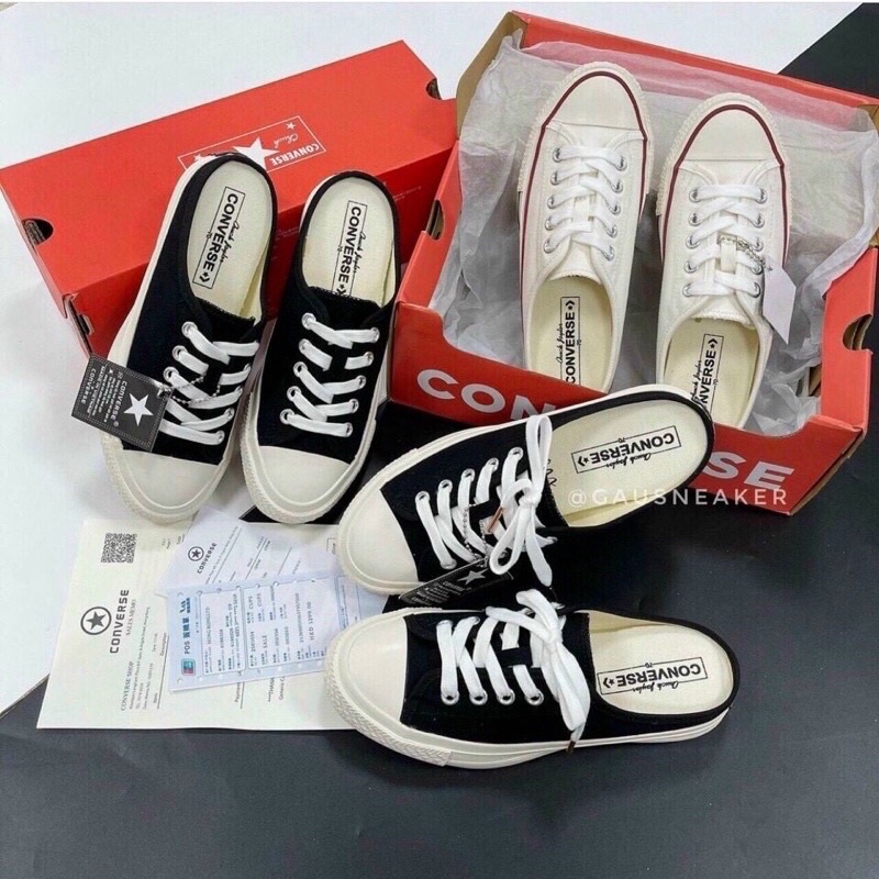 Sục Nữ_Converse, Sục_Converse Đen Hàng Cao Cấp Full Box + Bill