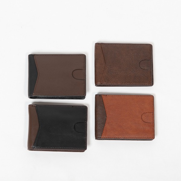 Ví nam da bò Nappa công sở Rainbow W012 - Bảo hành 3 năm, phối ngăn nhỏ gọn | BigBuy360 - bigbuy360.vn