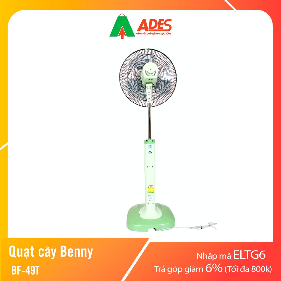 [Mã 154ELSALE2 giảm 7% đơn 300K] Quạt cây Benny BF-49T | Chính Hãng, Giá Rẻ