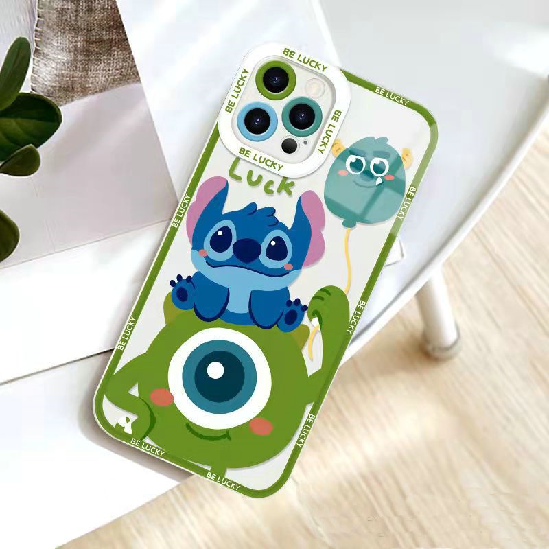 Casing OPPO A76 A16 A96 A54 A15 A15S A53 A33 2020 A52 A72 A92 A31 A74 A95 A94 A1K A3S A9 A5 2020 A7 A5S A12 A11K A37 Reno 7 Z 5 6 4 F 5F 4G 5G Reno7 Reno5 F11 Neo 9 Cute Angel Eyes Stitch Strawberry Bear Lotso Mr.Q Buzz Lightyear Woody Cartoon Case STD 13