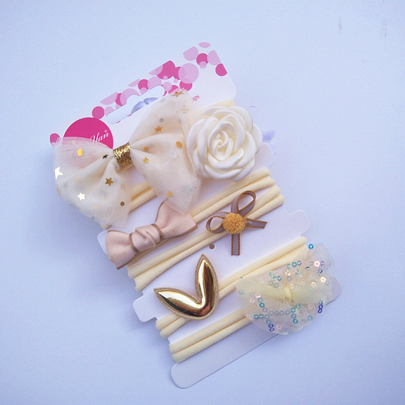 Set 6 Băng Đô Co Dãn Xinh Xắn Cho Bé Gái
