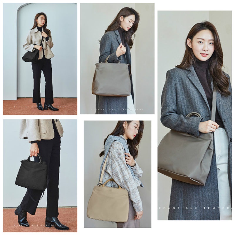 Túi đựng laptop 13.3 14 15.6 inch chống thấm nước có dây đeo vai tháo rời được dành cho nữ