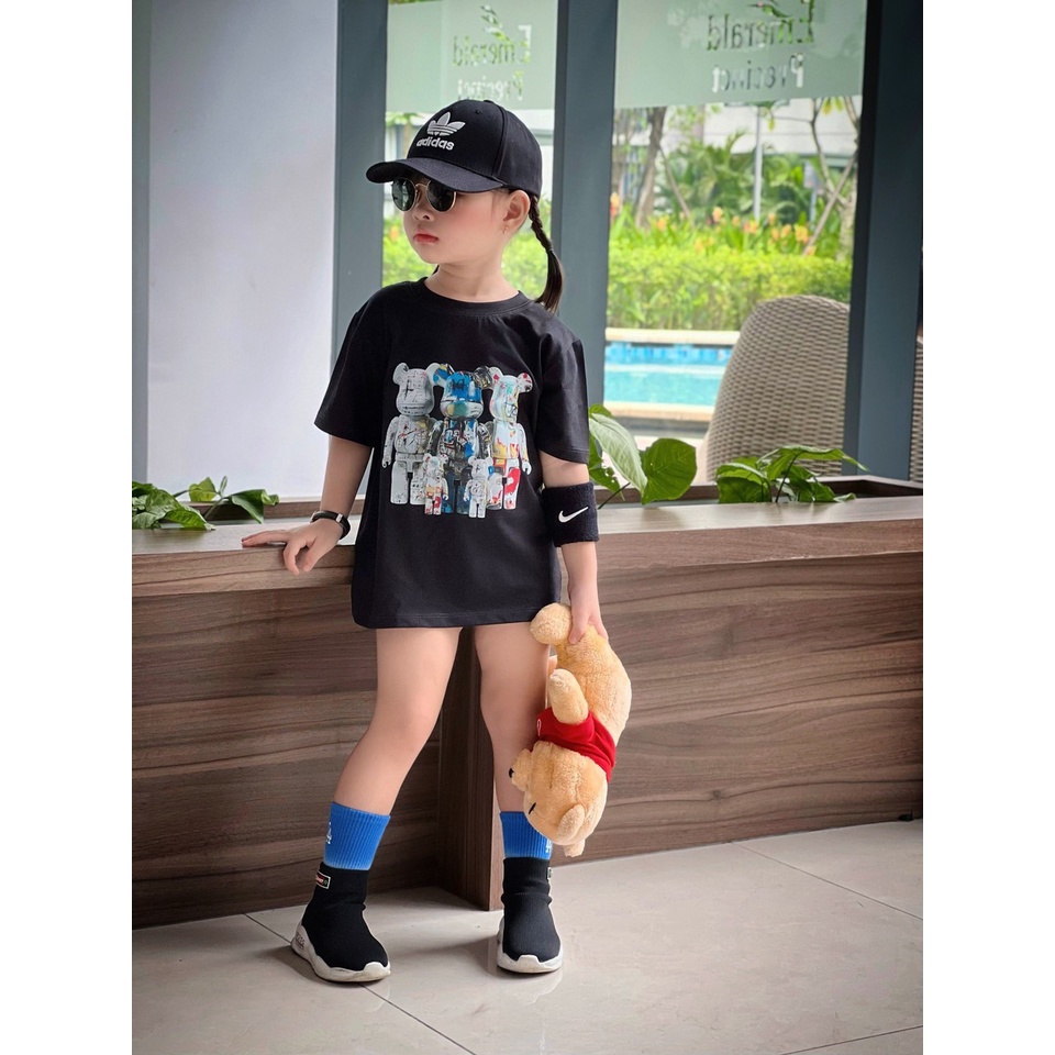 set Áo thun Bearick cho bé ,áo phông trẻ em unisex , Kid_genZ