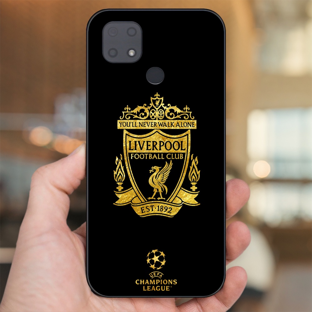 Ốp lưng Xiaomi Redmi 10C viền đen in hình Liverpool FC