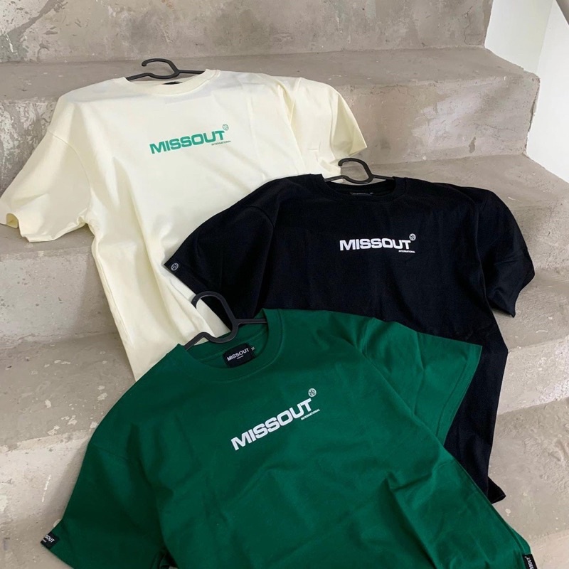 Áo thun tay lỡ Missout basic ss5 phông Unisex nam nữ cotton oversize form rộng