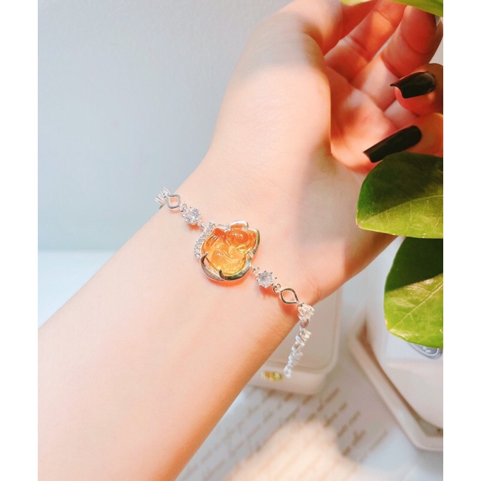 LẮC TAY HỒ LY CHO BẠN NỮ ĐỦ MÀU- LẮC TAY BẠC TA