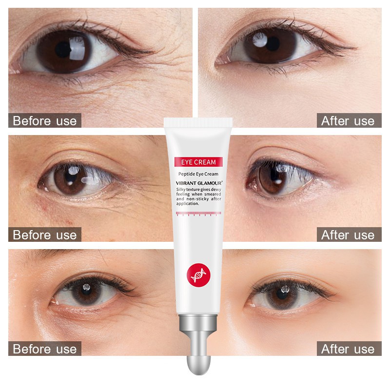 Kem dưỡng mắt tế bào gốc collagen lên men Vibrant Glamour hyaluronic chống bọng, giảm nhăn, chống lão hóa cho mắt 20g