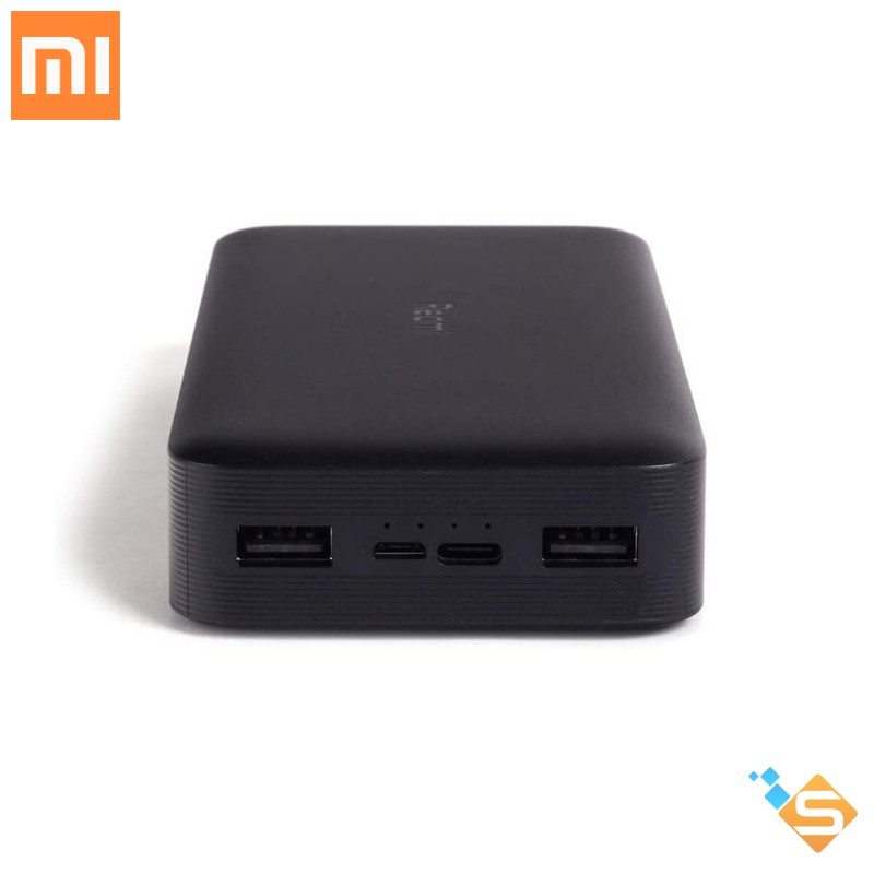 Sạc dự phòng Xiaomi Redmi 20000mah - Sạc nhanh Max 18W - Input: Micro USB &amp; Type-C / Output: USB-A x2 - Bảo hành 6 tháng