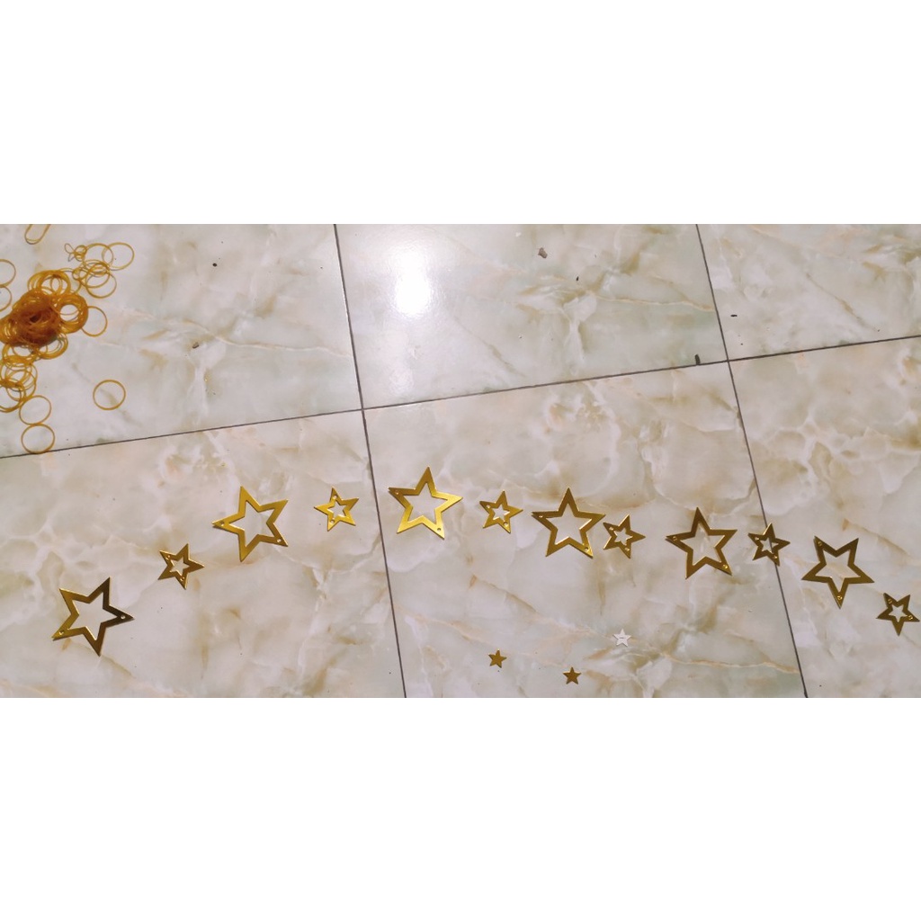 DÂY NGÔI SAO RỖNG TRANG TRÍ SINH NHẬT 2M 12 NGÔI SAO NS99