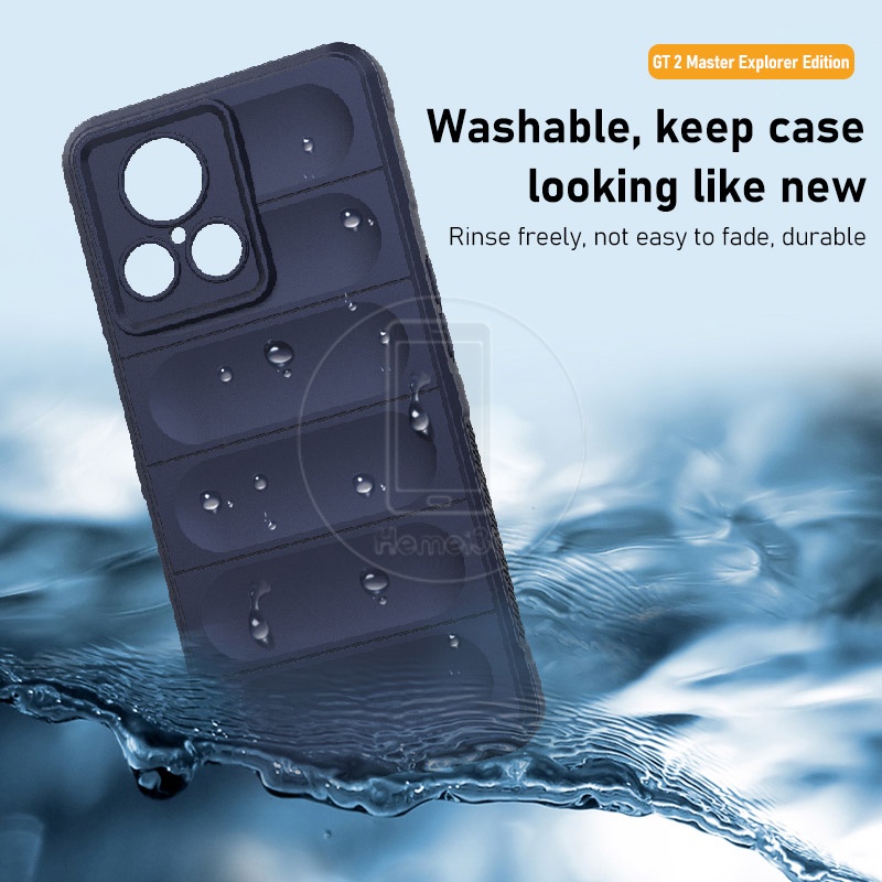 Ốp Điện Thoại TPU Dẻo Vuông Chống Trượt Chống Rơi Vỡ Cho Realme GT 2 Master Explorer Edition