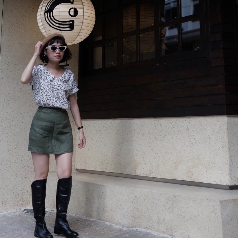 Chân Váy Dáng Ngắn - Linen - Ador Skirt - PHUTA