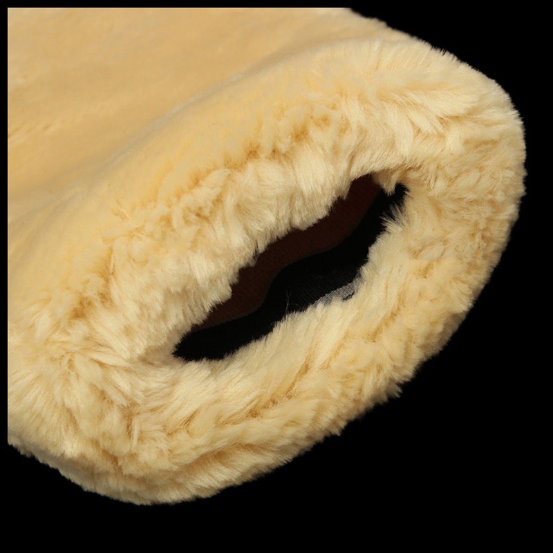 Găng tay lông cừu dùng để lau chùi đánh bóng xe ô tô đa năng tiện dụng