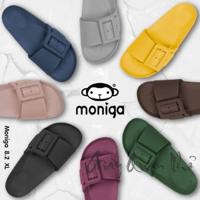 Dép nhựa đúc moniga 8.2XL siêu nhẹ, siêu bền, vừa đẹp vừa giản dị; cỡ 5,6,7,8 (nhiều màu)