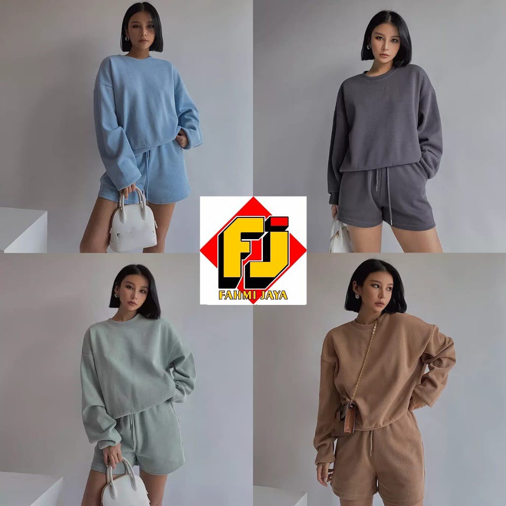 Quần Short nữ lưng cao ống rộng thời trang