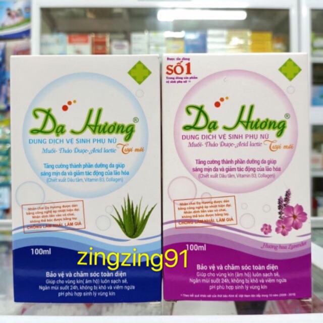 Dung dịch vệ sinh phụ nữ Dạ Hương