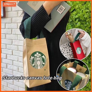 Starbucks vải chai túi | xô tote túi | starbucks chai nước túi
