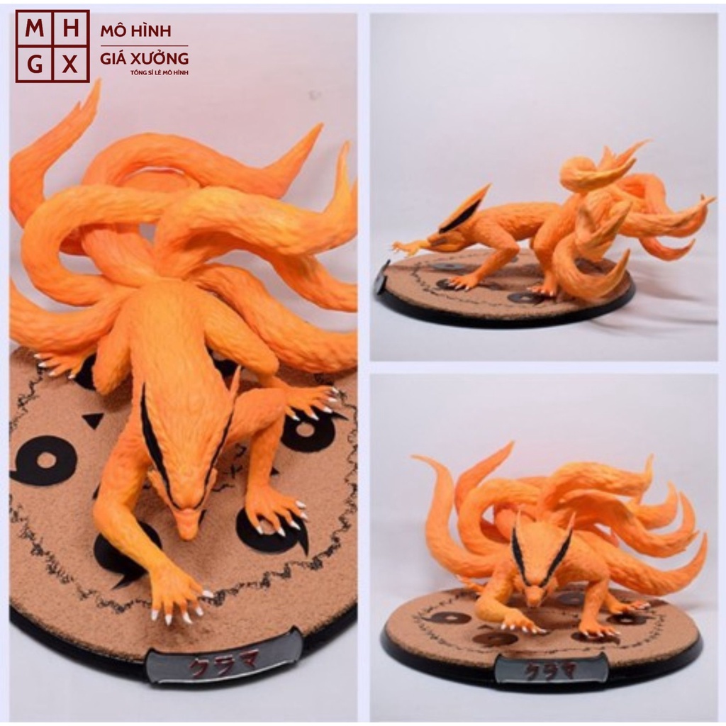 Mô Hình Naruto - Cữu Vĩ Kurama Cao 16cm Figure naruto , mô hình giá xưởng