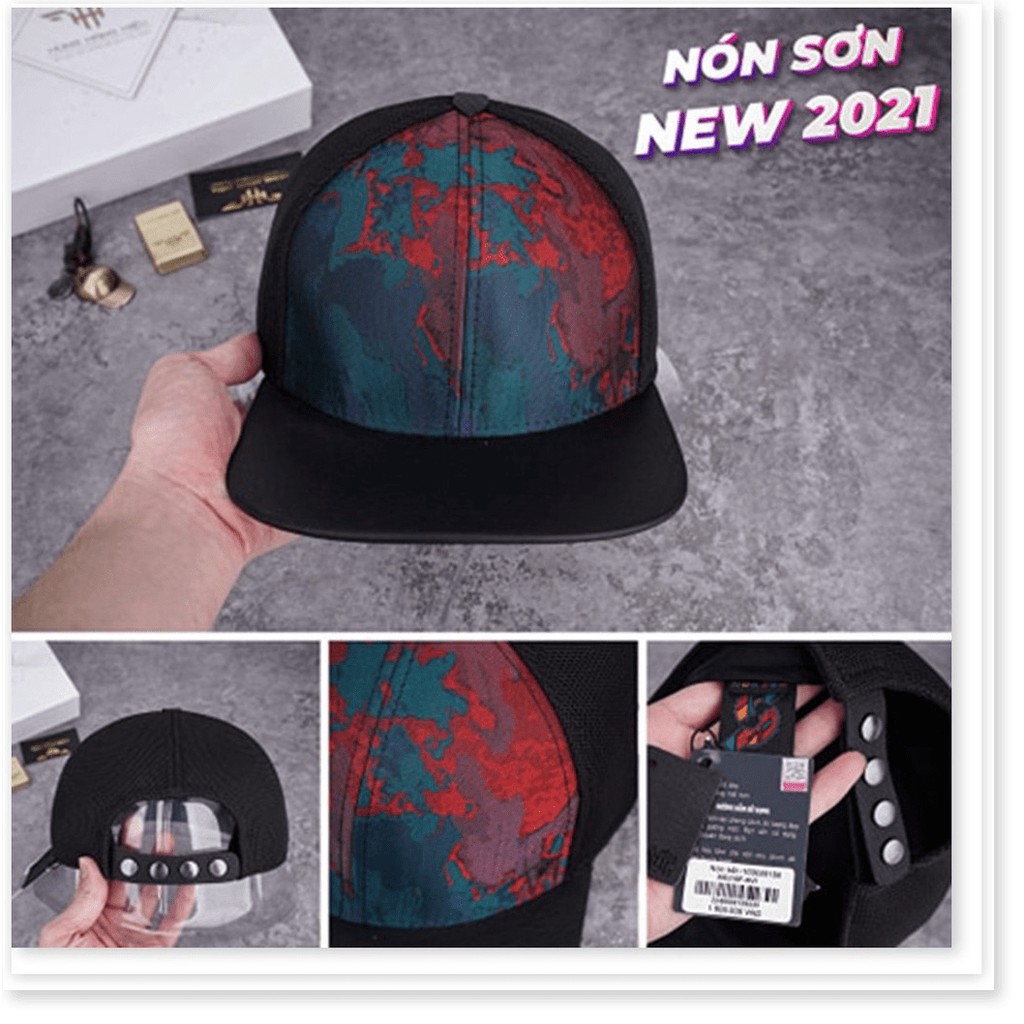 Mũ lưỡi trai nón snapback Nón Sơn hàng chuẩn tem 7 màu thời trang nam nữ cao cấp