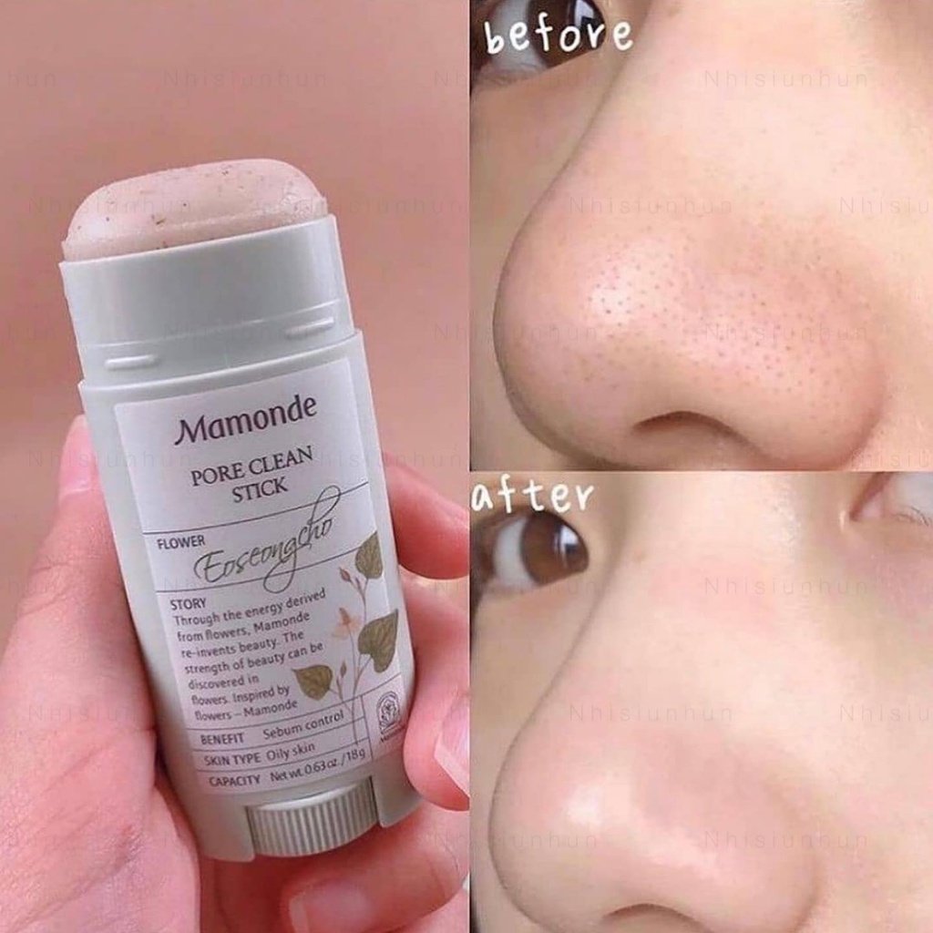 THANH LĂN MỤN ĐẦU ĐEN MAMONDE PORE CLEAN BLACKHEAD STICK