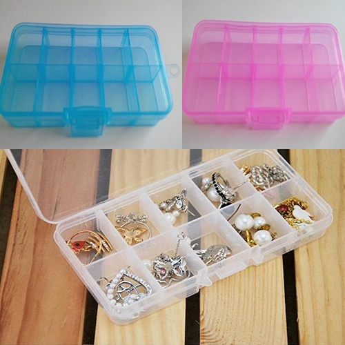 Hộp nhựa đựng thuốc 10 ô đa chức năng thuận tiện
