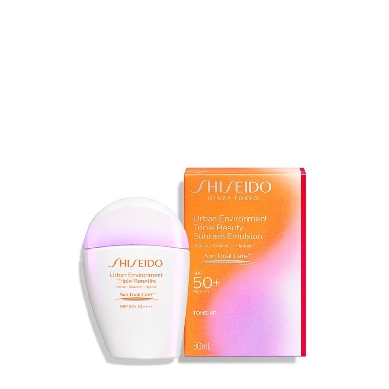 Kem chống nắng Shiseido Urban Environment Triple Beauty Suncare Emulsion SPF50+