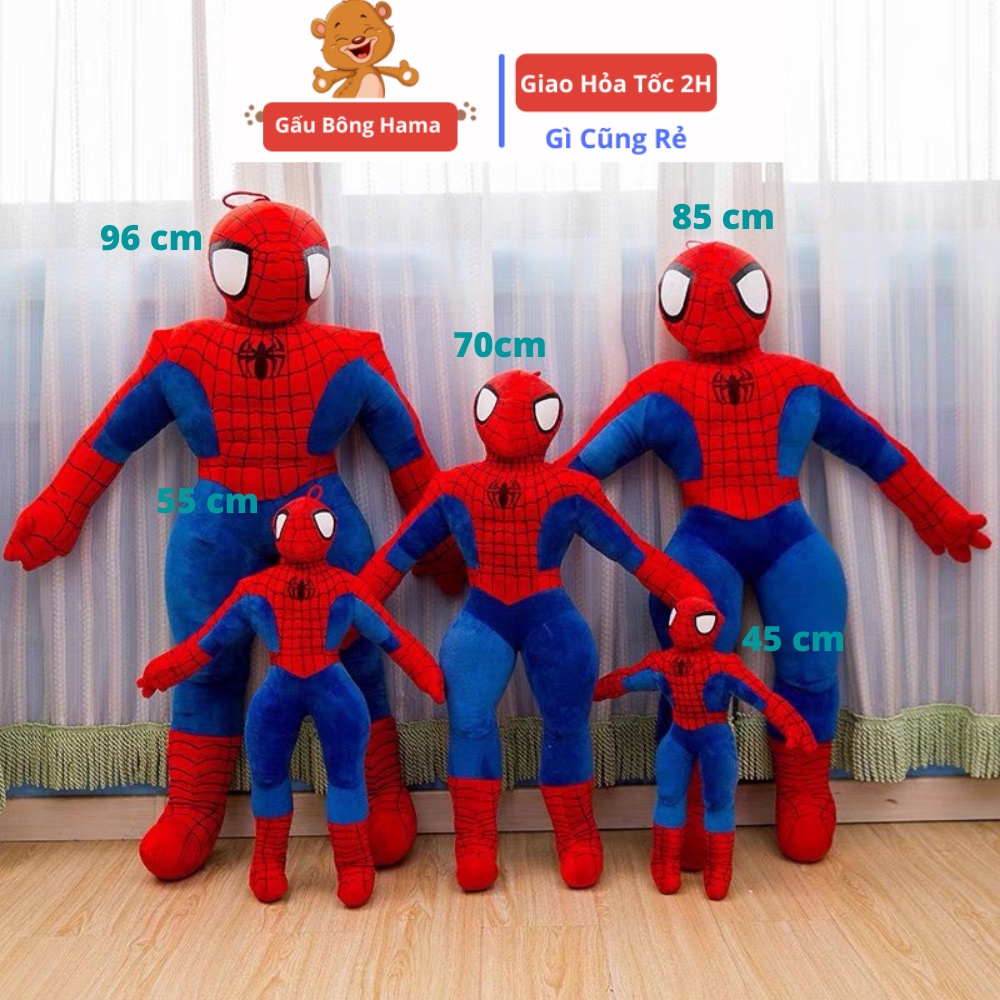 Gấu Bông Người Nhện Spider Man | Món Qùa Ý Nghĩa Tặng Bé