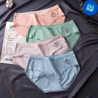 【D06】Nội Y, Quần Lót Nữ Cotton Y Tế Kháng Khuẩn Phối Ren #Quần Sịp Nữ #Quần Chíp Nữ