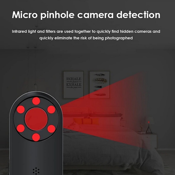 Máy Dò Tìm Camera Ẩn WIFI AK400 Chống Theo Dõi GPS, Camera, Chống Nghe Lén, Rada 10Mhz-5Ghz - Home and Garden