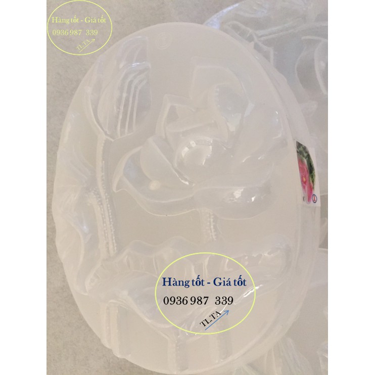 KHUÔN RAU CÂU HÌNH HOA LÁ SEN ĐẸP