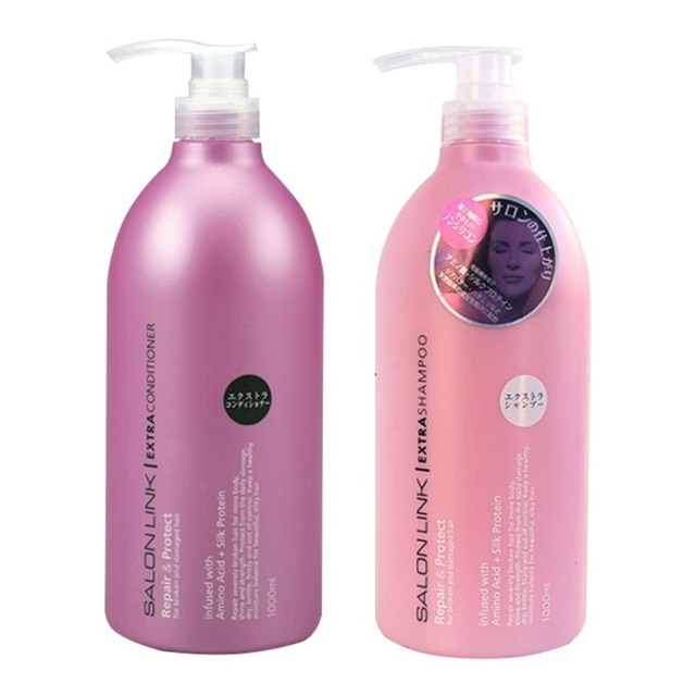 Cặp dầu gội xả Salon Link Nhật Bản 1000ml
