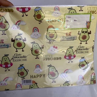 10c giấy bao tập kèm giấy kiếng