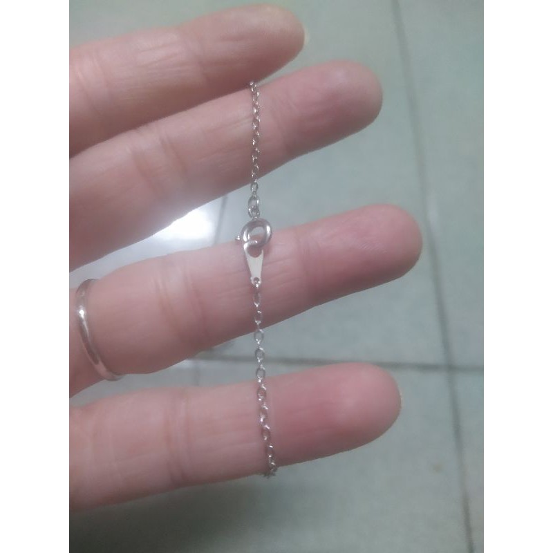 Dây chuyền mặt đá bích xanh nhỏ si tuyển Nhật