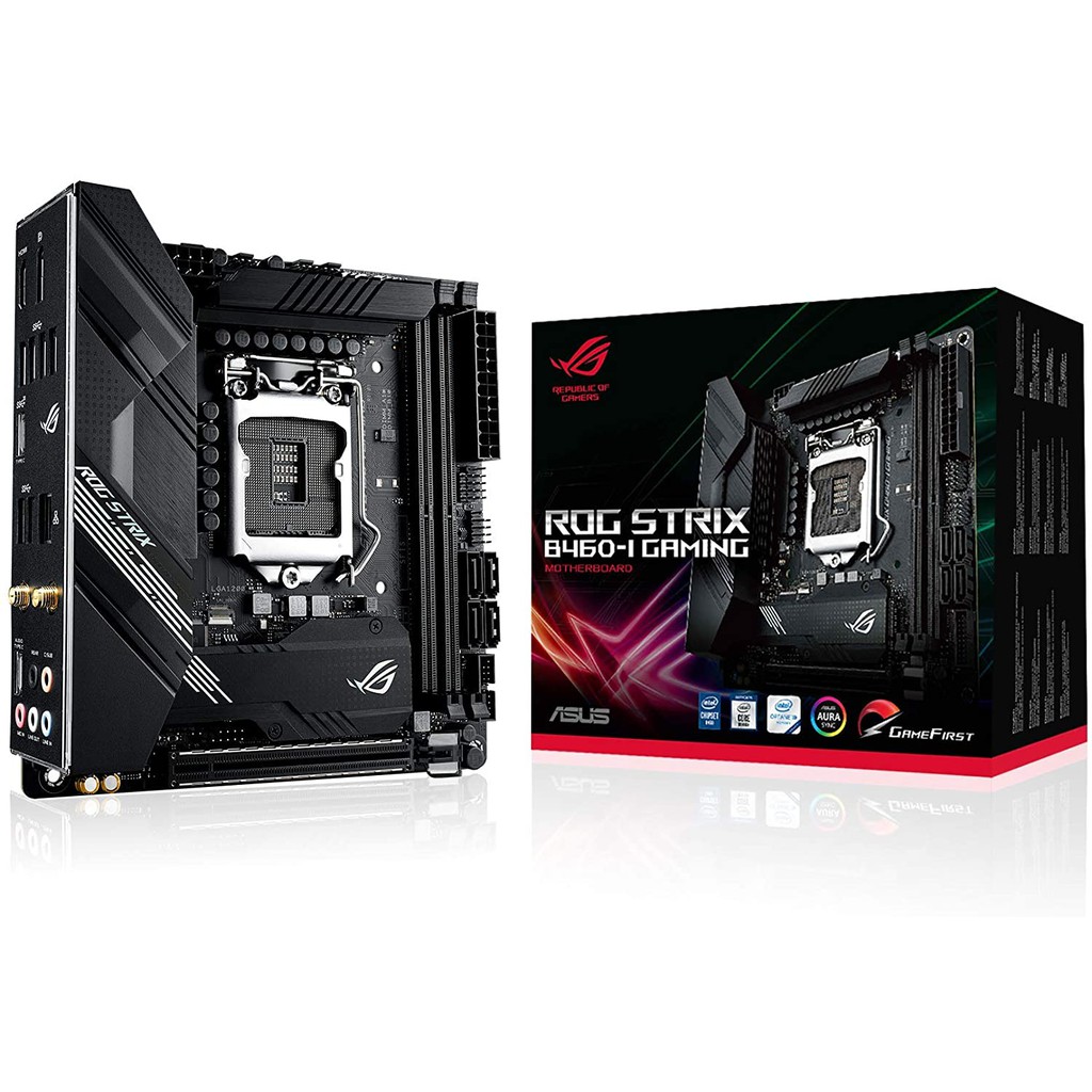Mainboard ASUS ROG STRIX B460-I GAMING (Intel B460, Socket 1200, Mini-ITX, 2 khe Ram DDR4)