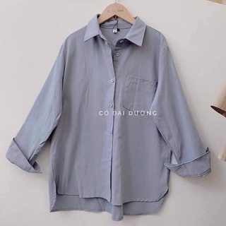Áo Sơ Mi Đũi Oversize ĐỦ MÀU