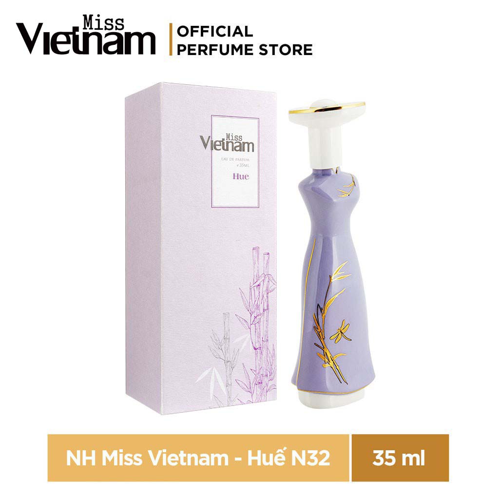 Nước hoa Miss Vietnam – gốm sứ N32 - Huế (Công ty Mỹ Phẩm Sài Gòn)