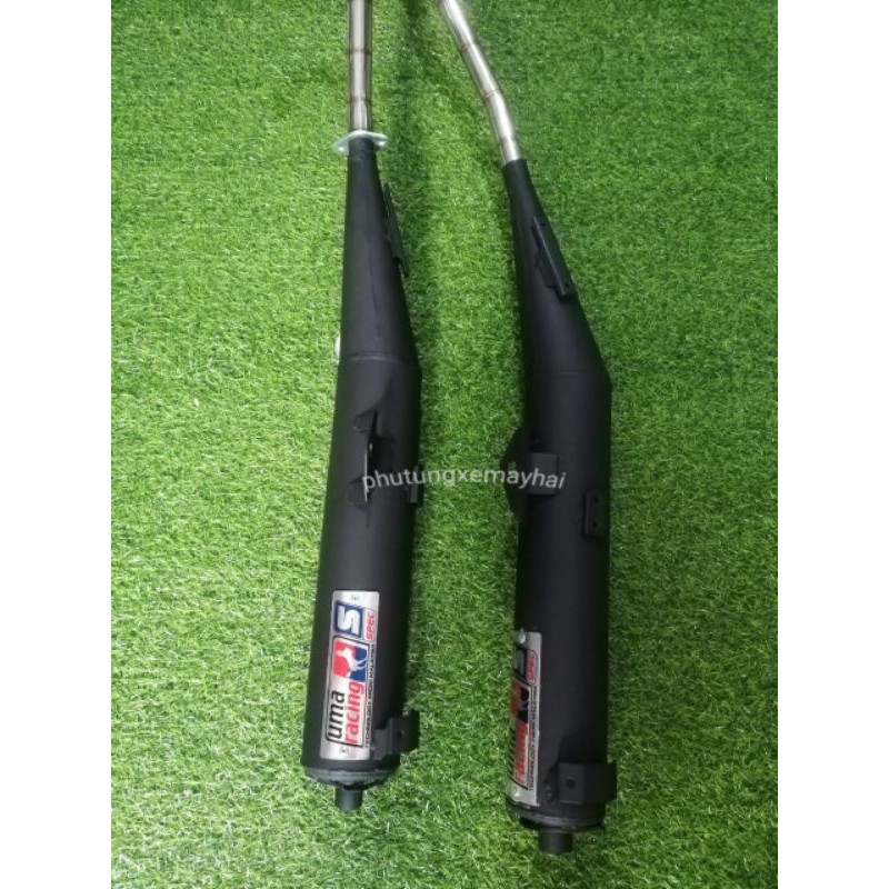 Pô exciter 135 giả zin tem uma đã chế cổ cho sirius Jupiter Taurus lắp như zin,pô êm tiếng zin và pô móc sẵn nỉ hơi