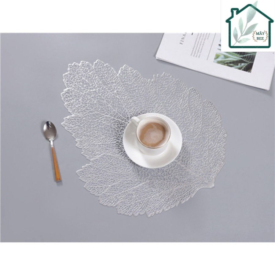 Tấm lót bàn,Miếng lót bàn ăn bằng chất liệu sợi Polyester thô bọc nhựa cách nhiệt cao cấp