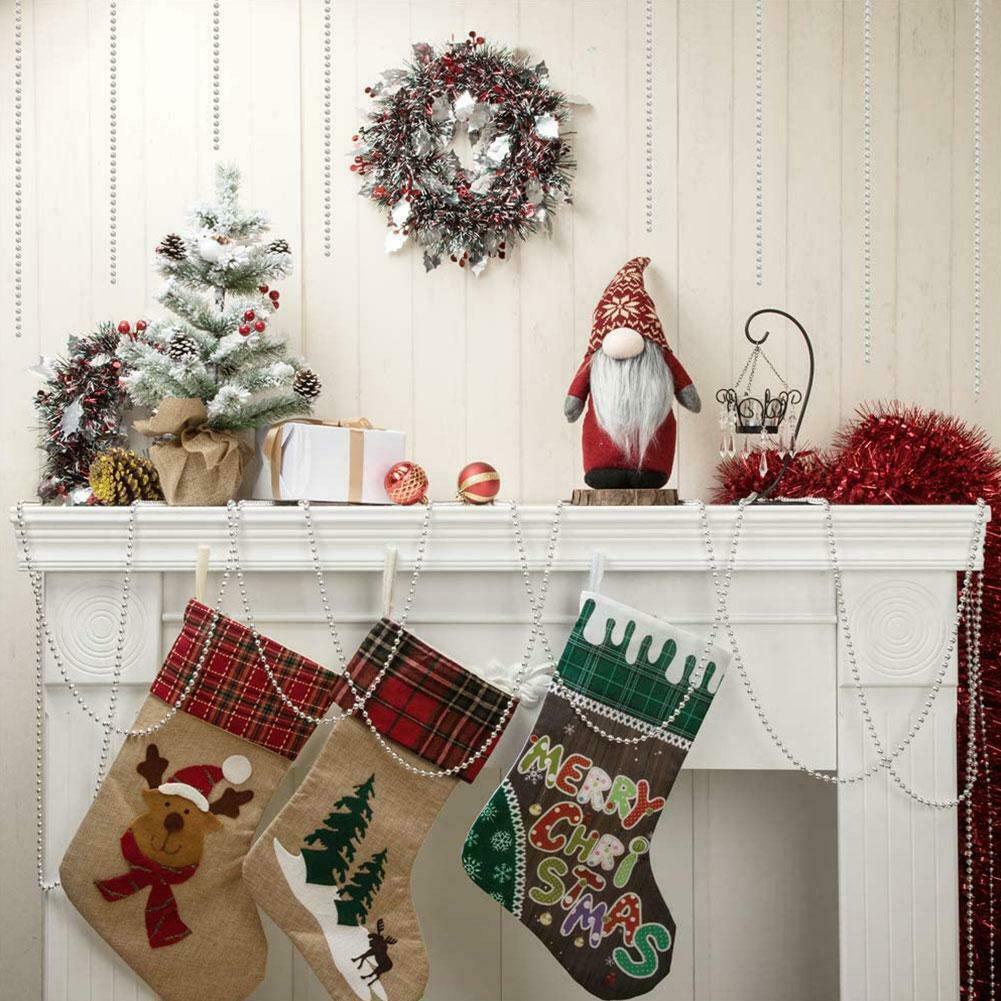 Dây chuỗi hạt treo trang trí cây thông Noel dài 24ft