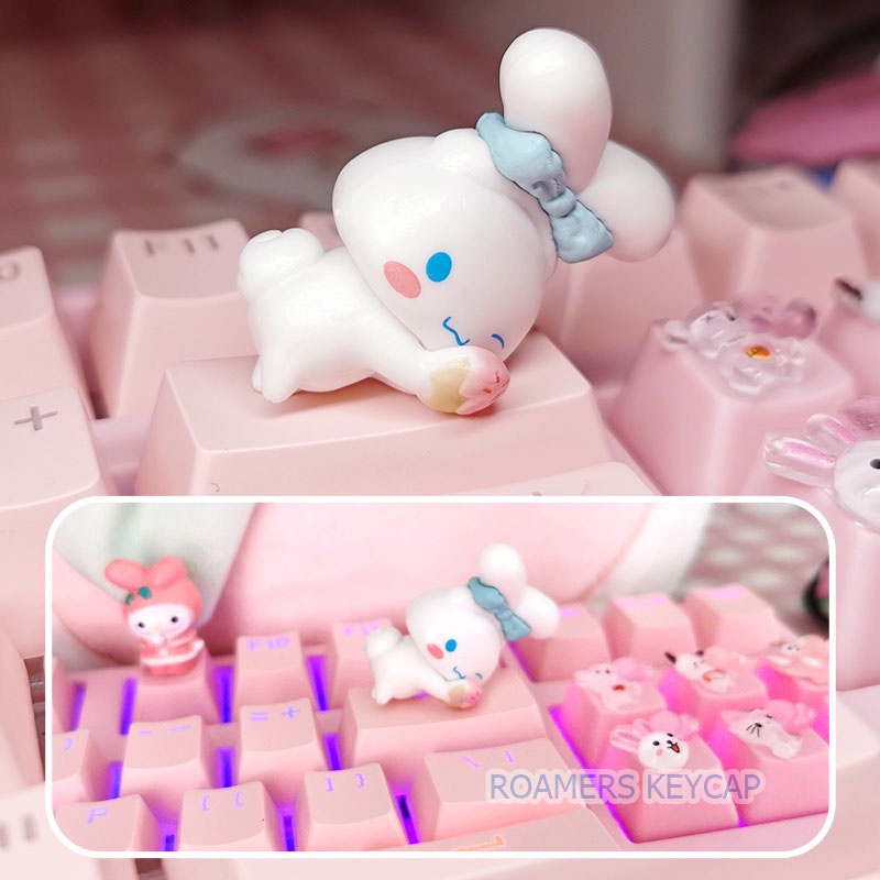 Keycap lẻ Cinnamoroll làm quà tặng R4 Enter BackSpace PBT (0065_MH)