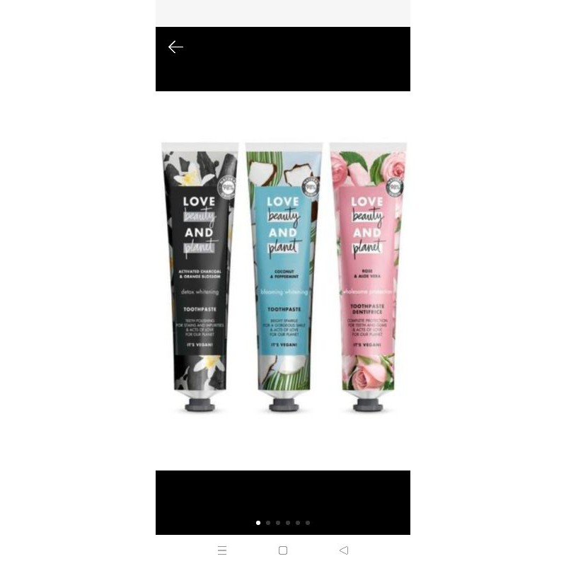 Kem Đánh Răng Love Beauty And Planet Toothpaste 75ml