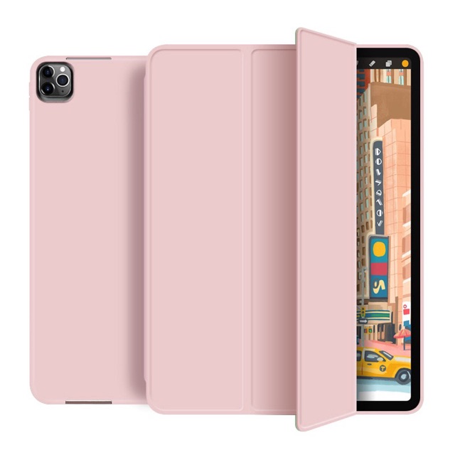 [Bản cao cấp] Bao da ipad siêu chống sốc Flip Cover case ốp có khay khe bút - 10.2/10.5 Pro 11/12.9 inch Air 4 (AB01)