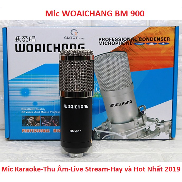 ComBo Đủ Bộ Soundcar V8 - Mic BM 900 - Giá Kẹp - Màng lọc - Tặng Tai Nghe Kiểm Âm 2020