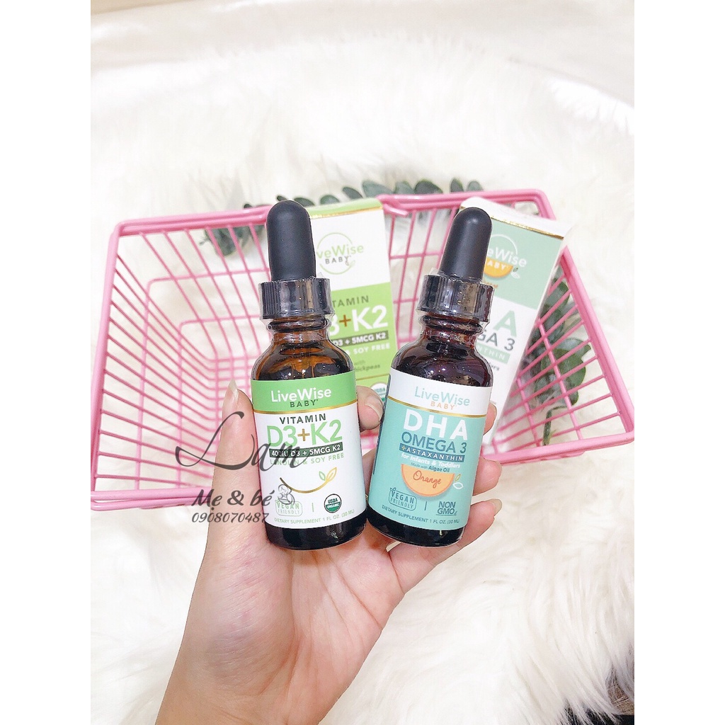 D3K2 VÀ DHA ORGANIC LIVEWISE