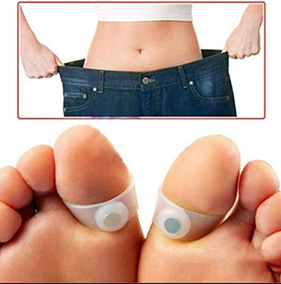 Nhẫn Silicone Nam Châm Đeo Ngón Chân Hỗ Trợ Giảm Cân