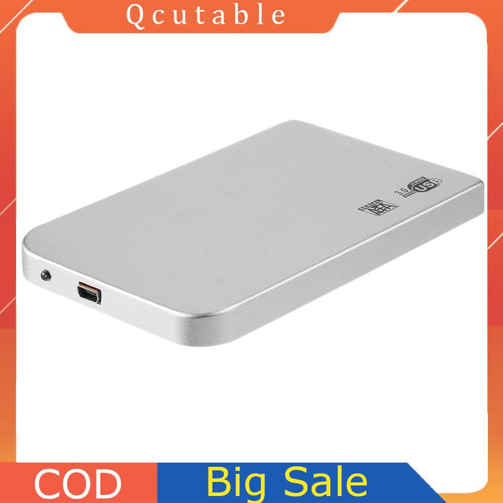 Vỏ Ổ Cứng Ngoài Siêu Mỏng 2.5in Usb3.0 Sata Ssd Hdd # 8y