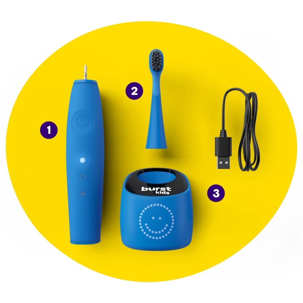 Bàn chải đánh răng cho trẻ BURST kids Sonic đến từ Mỹ