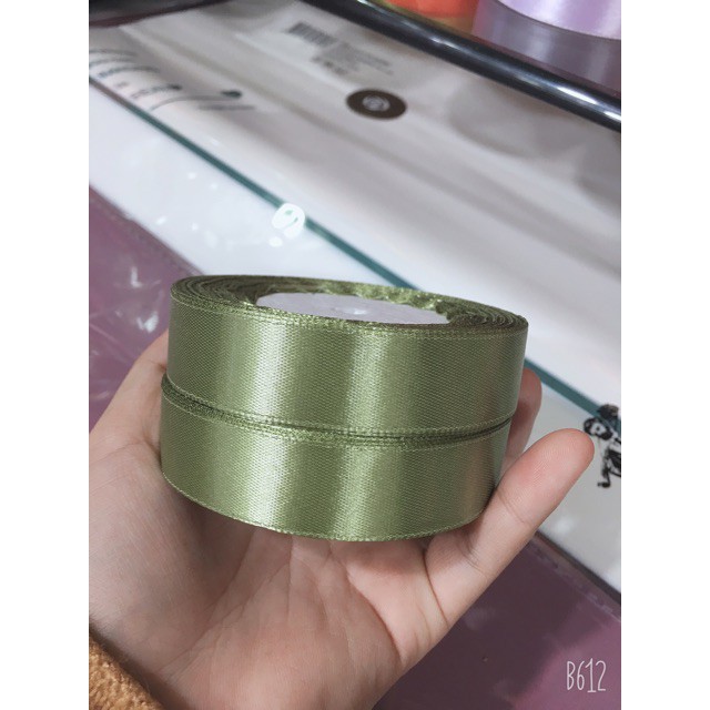 Cuộn duy băng vải lụa khổ 1cm,2cm,4cm